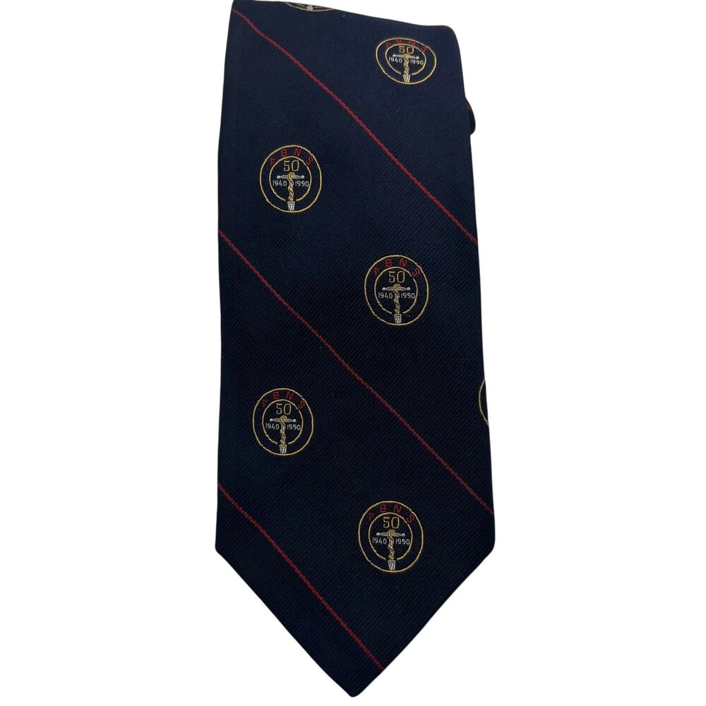 Vintage American Board of Neurological Surgery Robert Talbott 50th Men's Tie